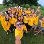 Savanorių komandos selfie